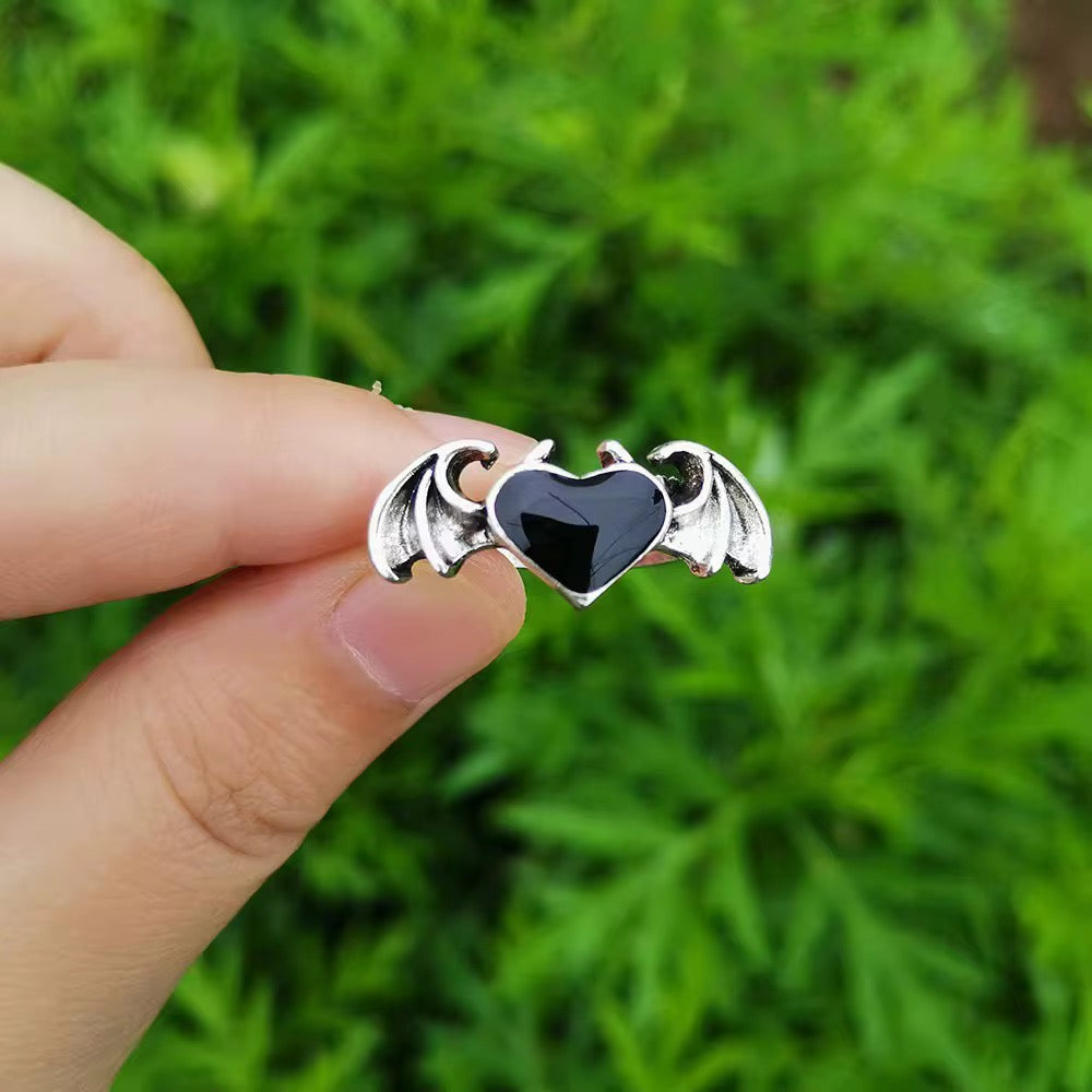 ANILLO CORAZÓN ALAS