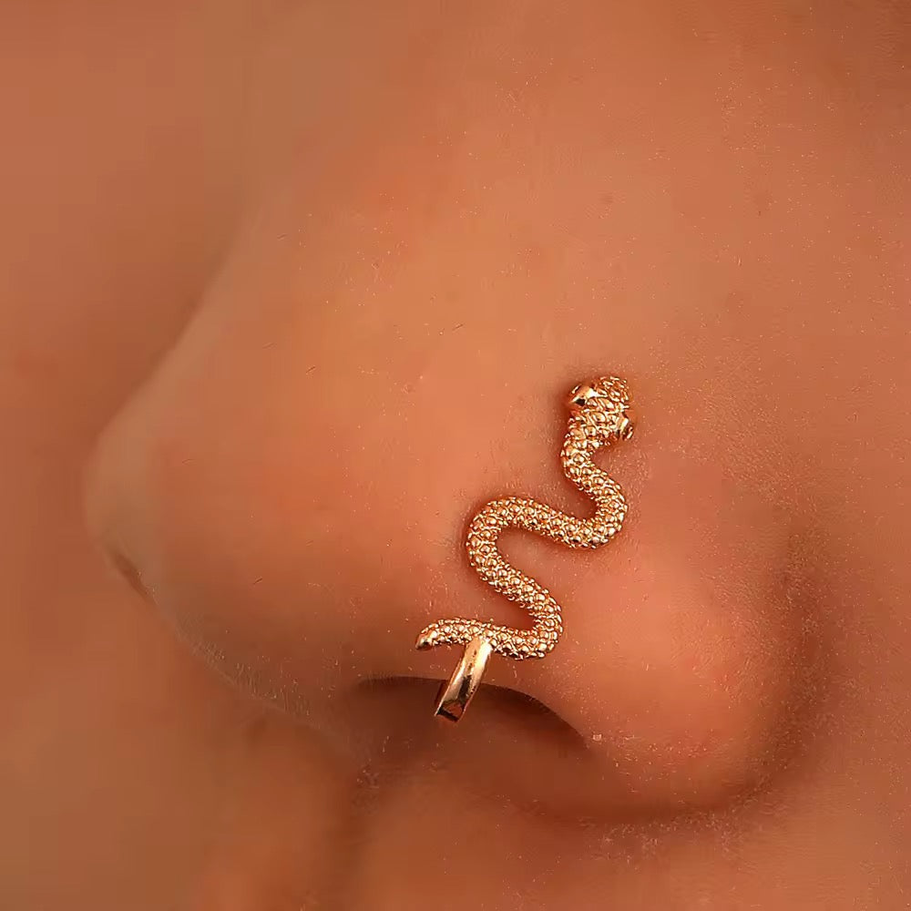 PIERCING NARIZ FALSO SERPIENTE