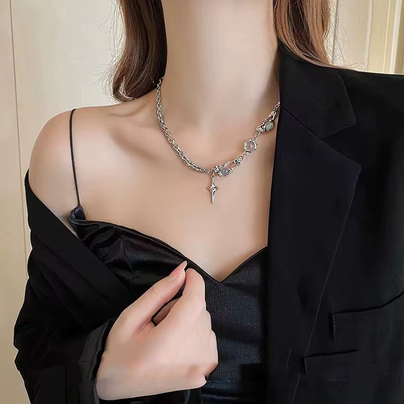 COLLAR ESTRELLA PERLAS