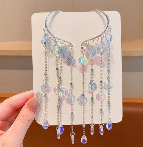 PENDIENTE PERLAS FALSOS